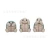 New Resin Statue Ornament, Cute and Creative Decoration, Don't Listen, Don't Look, Don't Say Little Turtle Desktop Decoration