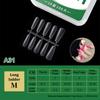 100Pcs/Box Matte Fake Nails No Polishing Press On False Nails Medium Short Design High Matt Soft Gel Nail Tips For Extension