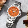 ADDIESDIVE Luxury GMT Quartz Watch Swiss Ronda 515-24H Dial 38mm Stainless Steel 200M Water Resistant Sapphire Glass Wristwatch