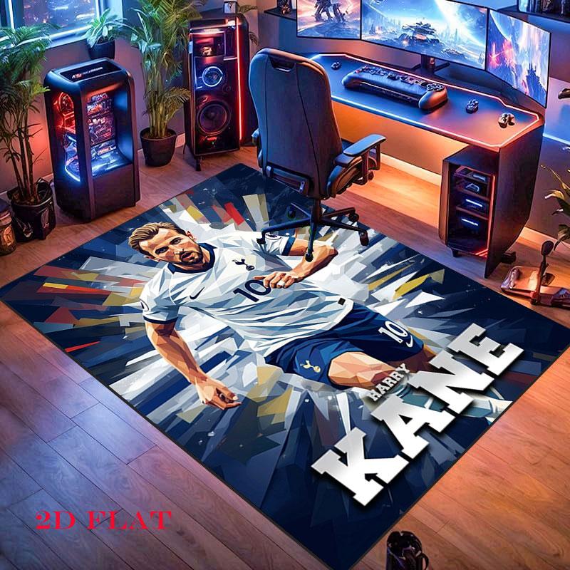 HK Player Teppich für Wohnzimmer Schlafzimmer Zuhause Sofadekoration, Rutschfeste Bodenmatte für Kinder zum Spielen