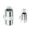 Bremskabel-Verbinder-Kit Bremsleitung 2 Stück 2-Wege-Buchsenverbinder mit 4 M10 10mm Außengewindemuttern für umgekehrte Bördelung 3/16" Leitung