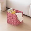 Collapsible Desktop Storage Box Quilted Fabric Sundries Storage Basket  Jewelry Storage