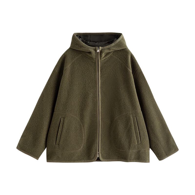 Chuyu Women's Hooded Plush Winter Jacket