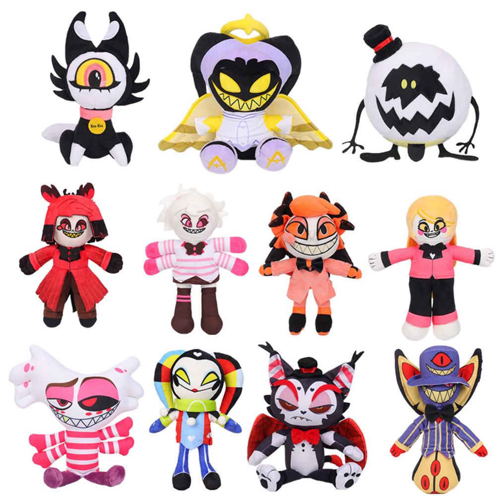 Hazbbin Hotel Angel Anime Plush Doll Charlie Morningstar Vaggie Alastor Plush Mascot Soft Doll For Adult