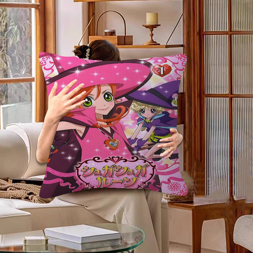 Anime S-Sugar Sugar Rune Lucky Dragon Pillow Cover Sofa Cushion Cover Home Room Decoration Children Gift