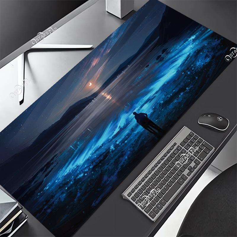Universe Computer Mouse Pad XL Solar System Gaming Gamer Mat Space Large Mousepad for Keyboard Deskmat Starry Sky xMM XXL