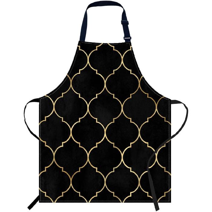 oFloral Happy Birthday with Balloons Apron Unisex Adjustable Bib Apron Cooking Kitchen Chef Women Men Aprons for Home Kitchen, Restaurant,Coffee