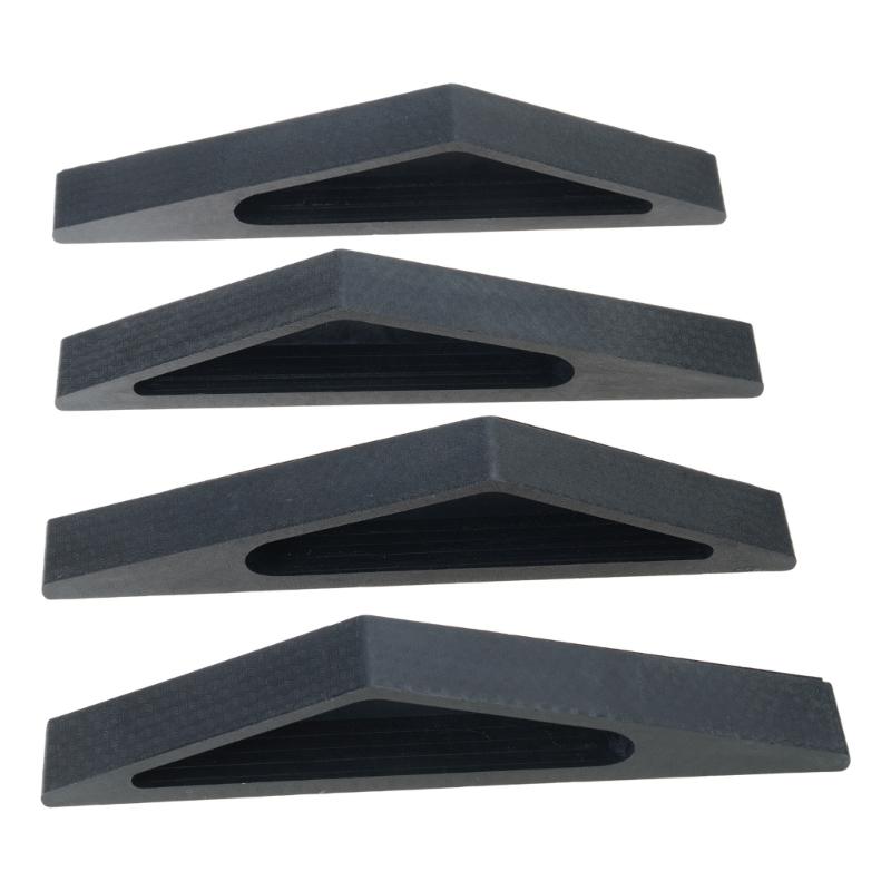 

4pcs Rubber Door Handles Weatherproof Door Handles Vehicle Appearance Enhancement Easy to Operate for Automotives 1