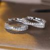 Exquisite Cross-design with a High Level of Appearance, Diamond-like, and Simple Ear Rings with a Cold and Distinctive Style