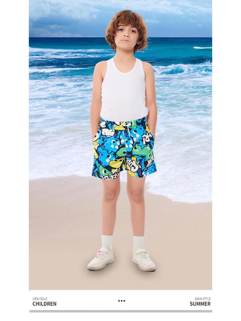 Sureda Schnelltrocknende Badehose für Kinder: Wasserfreundlich, Lockerer Schnitt, Mit Netzfutter, Unisex für Jungen & Mädchen. Perfekt für Strand & Wasserparks.