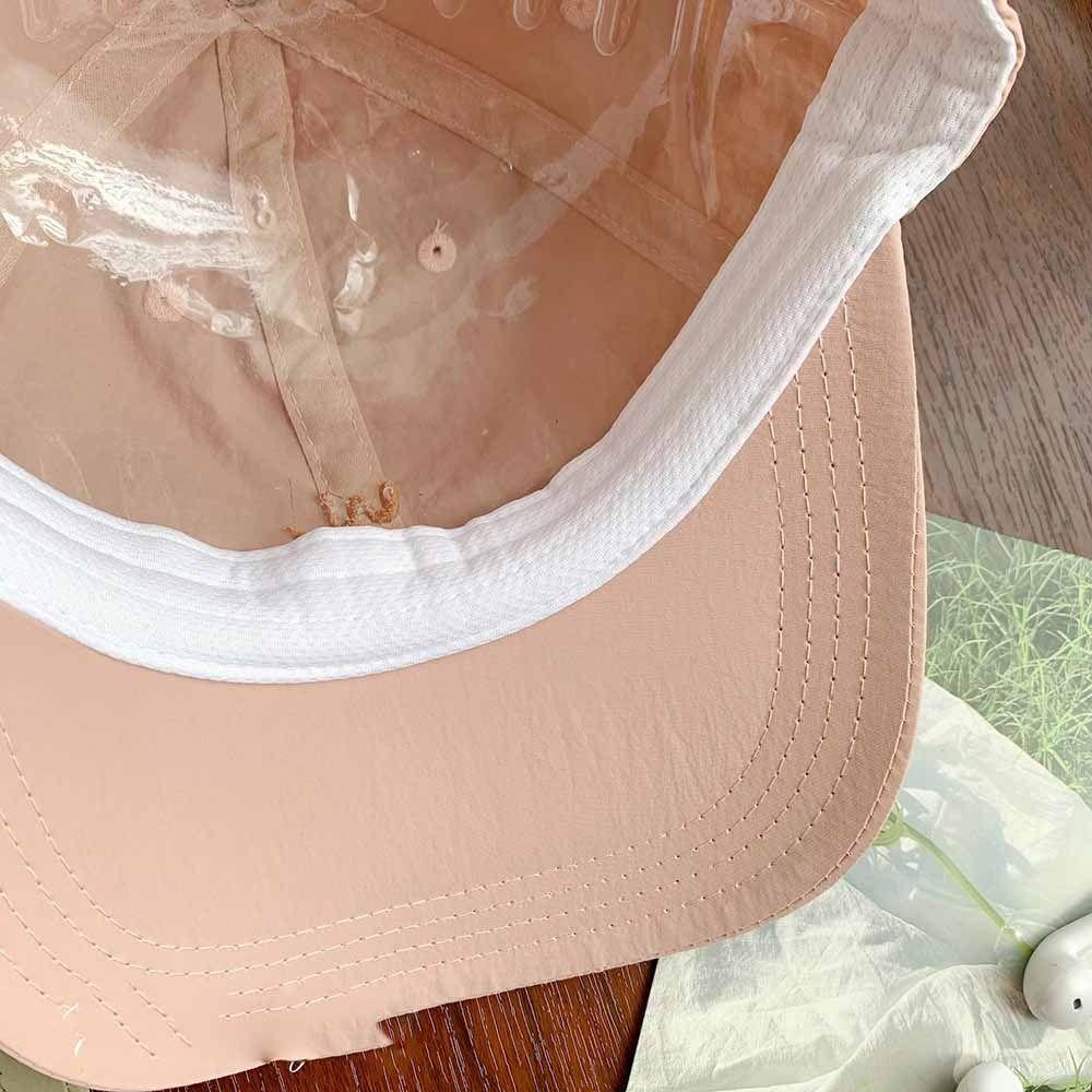 Solid Color Quick-Drying Baseball Cap Anime Peaked Cap Versatile Solid Color Sun Hat  Outdoor