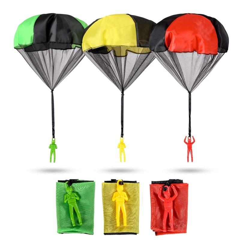 Fallschirmspielzeug für Kinder Verwicklungsfrei Outdoor Fliegende Fallschirmspringer Außenspielzeug Osterkorbfüller Idee Einzigartiges Jungen-Mädchen-Geschenk