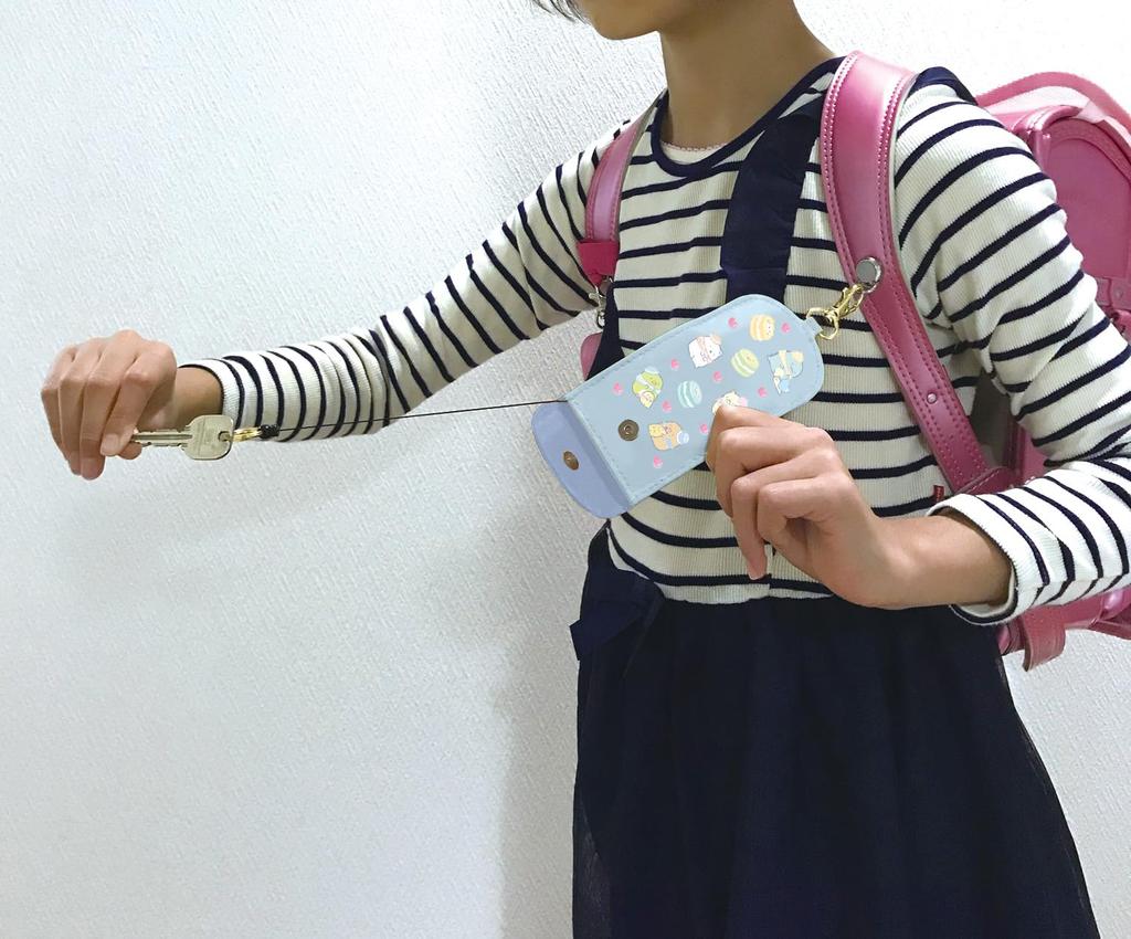 Rilakkuma Reel Key Case CK71501 H130 X W60 X D5mm San-X