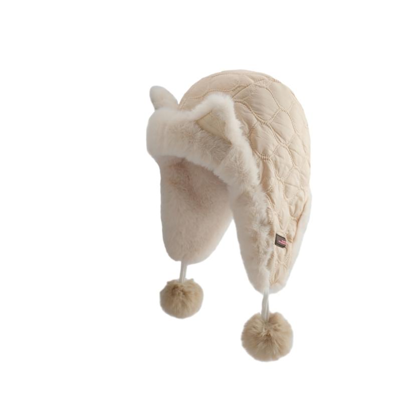 Cute Cat Ear Hat Warm Ear Flap Hat Ear Protective Cap Cold Weather Skiing Hat