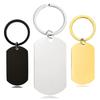 DIY Personalized Colorfast Stainless Steel & Titanium Dog Tag Keychain Ornament
