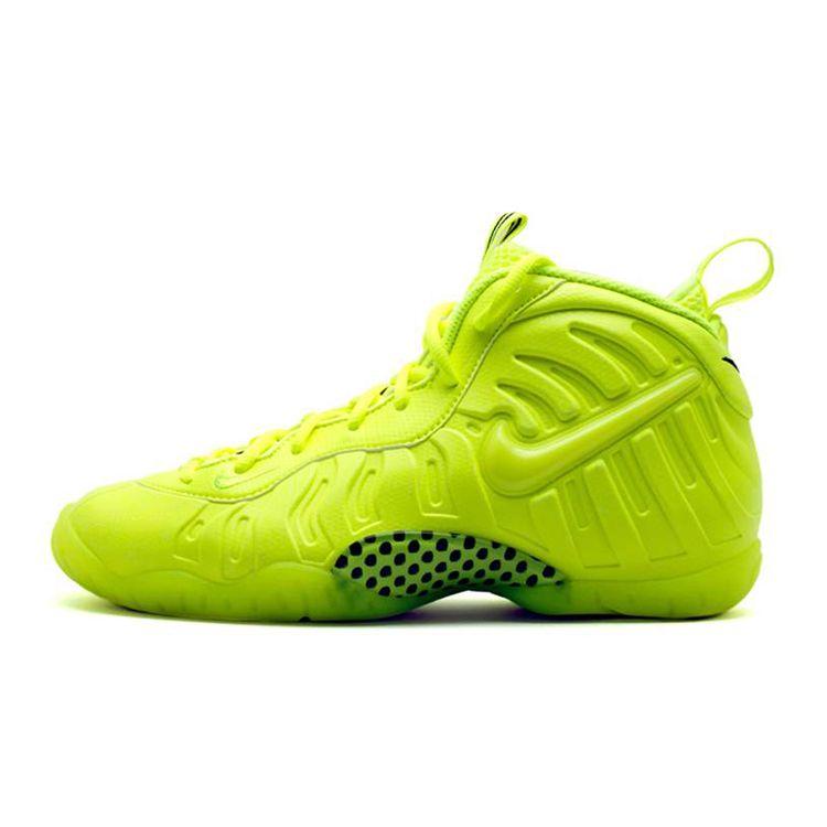 

Кроссовки Nike Air Foamposite Pro Premium LE BG Volt Зеленый Черный 644792-700 38.5