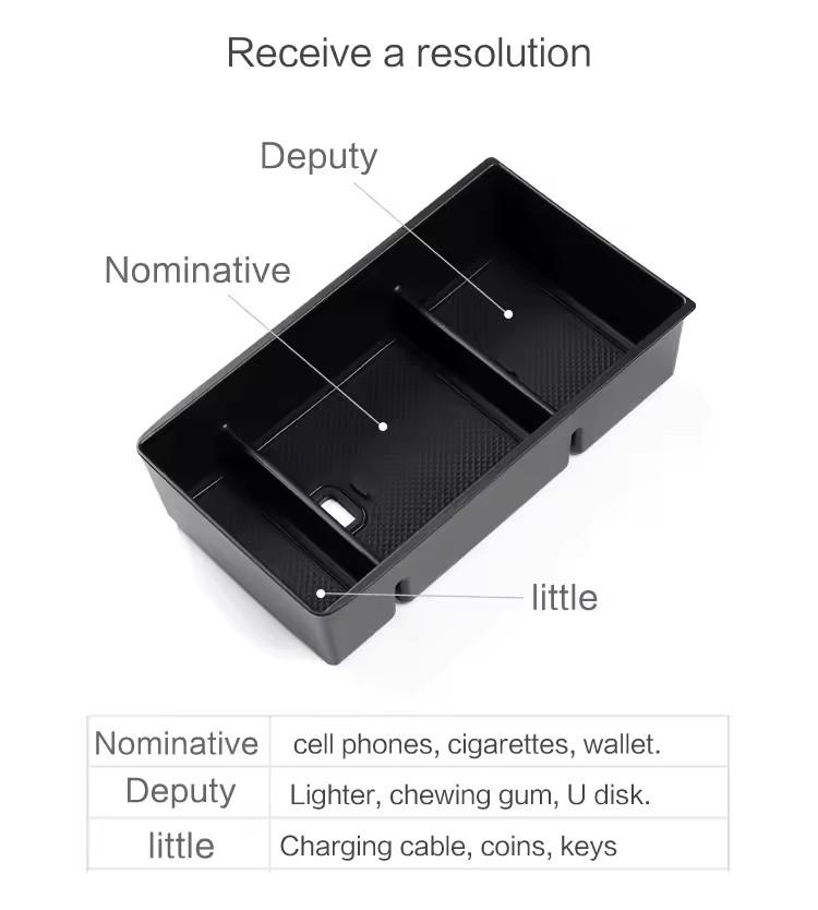 For Toyota Harrier Venza 2025 - 2025  Armrest Storage Box Center Console Organizer Tray Car Interior Accessories