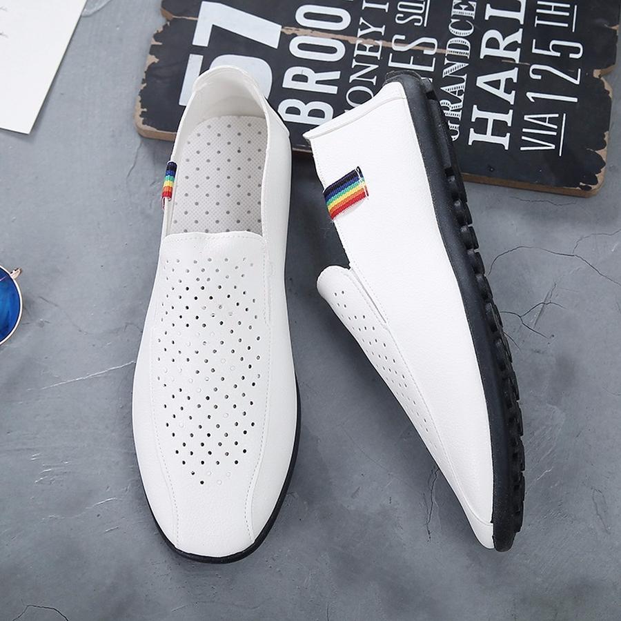 мода Мужские мокасины Dwayne Модные мокасины ручной работы из мягкой кожи — фото 5