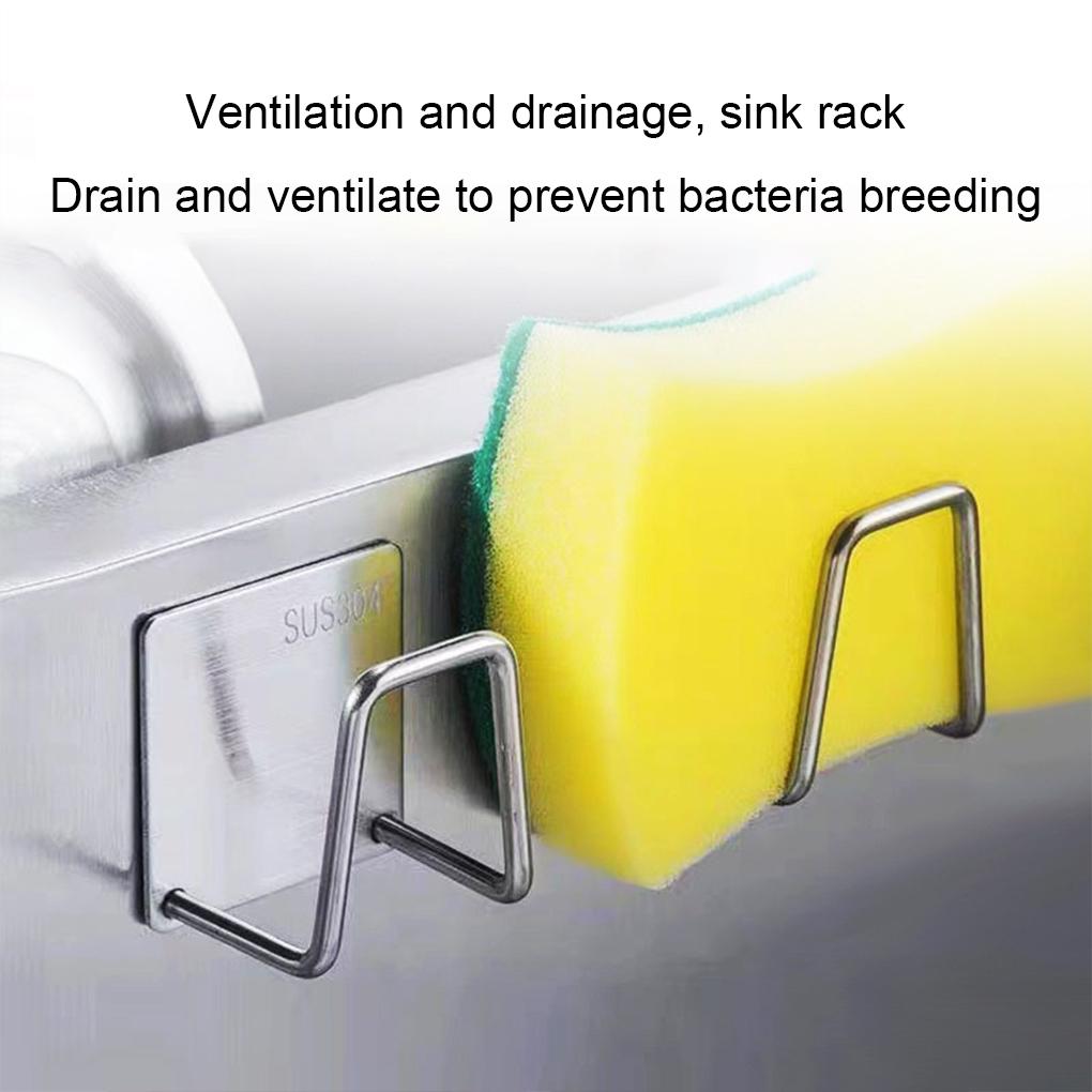 Stainless Steel Kitchen Sponge Rack Replacement Smooth Moistureproof Anti-rust Scissor Chopping Board Holder Hanger
