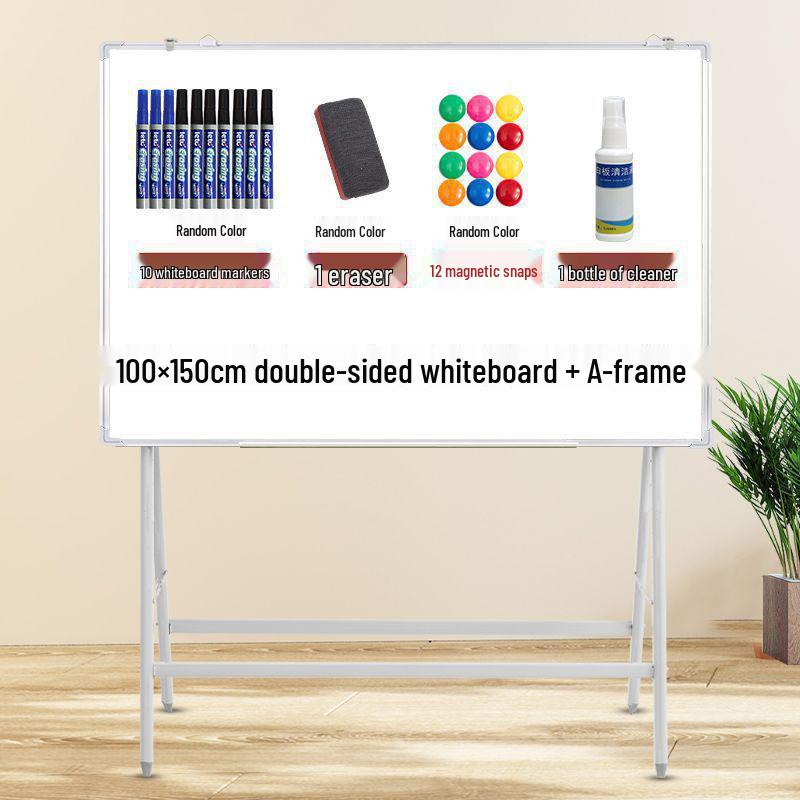 Mobiler zweiseitiger magnetischer Whiteboard-Ständer für Zuhause, Büro oder den Unterricht