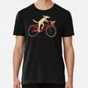 Hund Eichhörnchen Sind Freunde Skurrile Tierkunst Fahren Fahrrad S-5XL USA T-Shirt