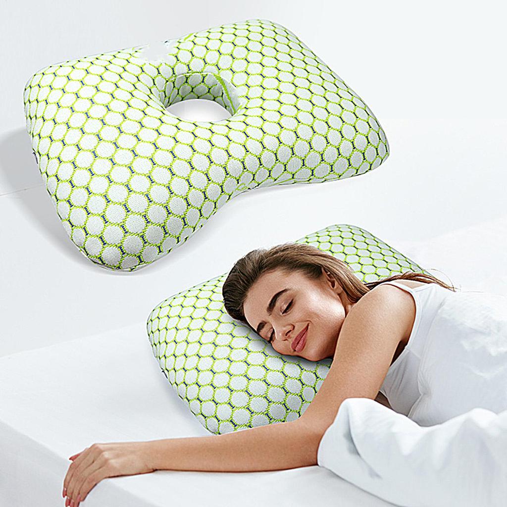 Ear Pillow For Piercing Side Sleeping Ear Pillow Side Sleeper Donut Cushion For Traveling Airplanes Car Home Adults Seniors