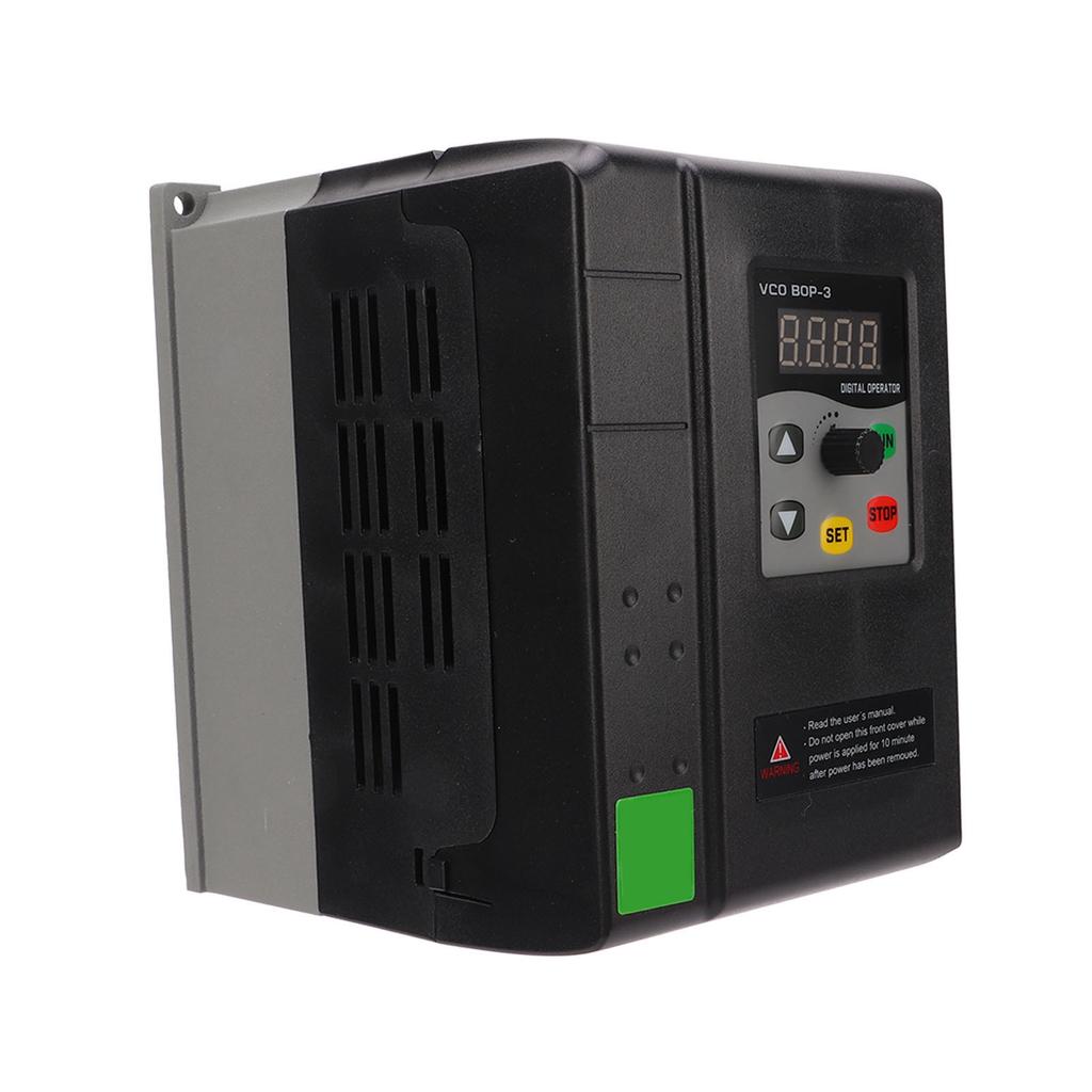 Motor Variable Frequency Drive Digital Display Motor Frequency Converter 3 Phase 380‑440V Input 0‑440V Output