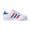 Adidas Originals SUPERSTAR Low top Skateboard Shoes White Blue Red Children Aged 3 7 Years Old FW5850