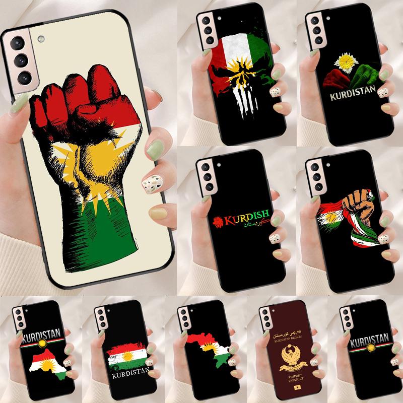 Kurdistan Flag Funda Case For Samsung Galaxy S25 Ultra S9 S10 S20 FE S21 S22 S23 Plus S24 Ultra Phone Cover