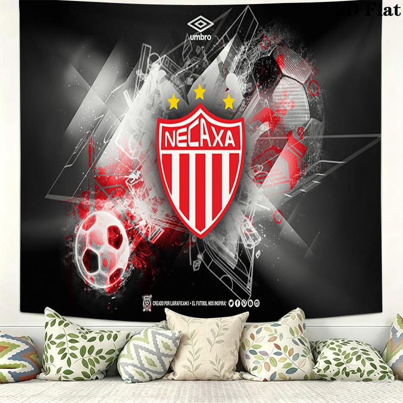 Necaxa Fc Wall Tapestry Aesthetic Wall Hanging Printed Fabric Blanket Decorative Tapestries for Bedroom Living Room Home Decor