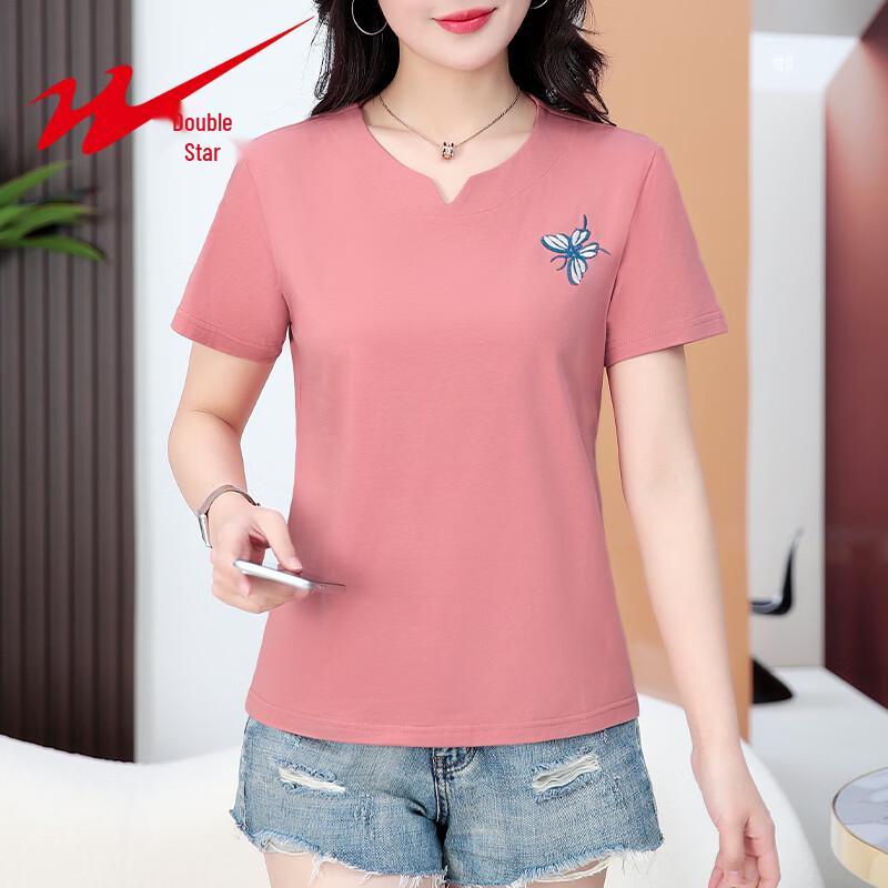Women's Printed Cotton Short Sleeve T-Shirt