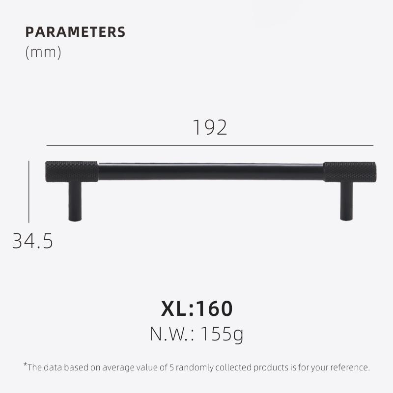 Dooroom Brass Knurling Furniture Handles Long Round Modern Pulls Cupboard Wardrobe Dresser Shoe Box Drawer Cabinet Wine Bar Knob
