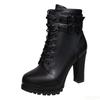 New Autumn winter Fashionable versatile Women's Side Zipper All-match Short Boots elegant Minimalist high Heel Women shoes