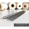 Macrame Fringe Comb Tapestry Weaving Comb Stainless Steel Craft for Brushing Through Long Hair Single Strand Cotton Cord