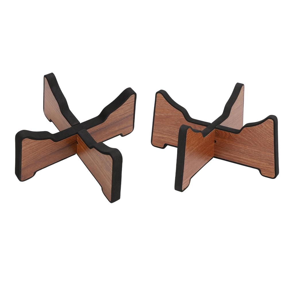Ethereal Drum Stand Silicone Sound Insulation Layer Detachable Wooden Display Rack Handpan Tongue Dr