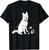 Cute White Siberian Husky - Sweet White Snow Dog Gift Unisex T-Shirt