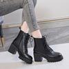 Breathable Explosive Fashion Single Boots Thick-soled Martin Boots Female British Style Student Versatile Short Boots 2025 Autumn and Winter New Mod