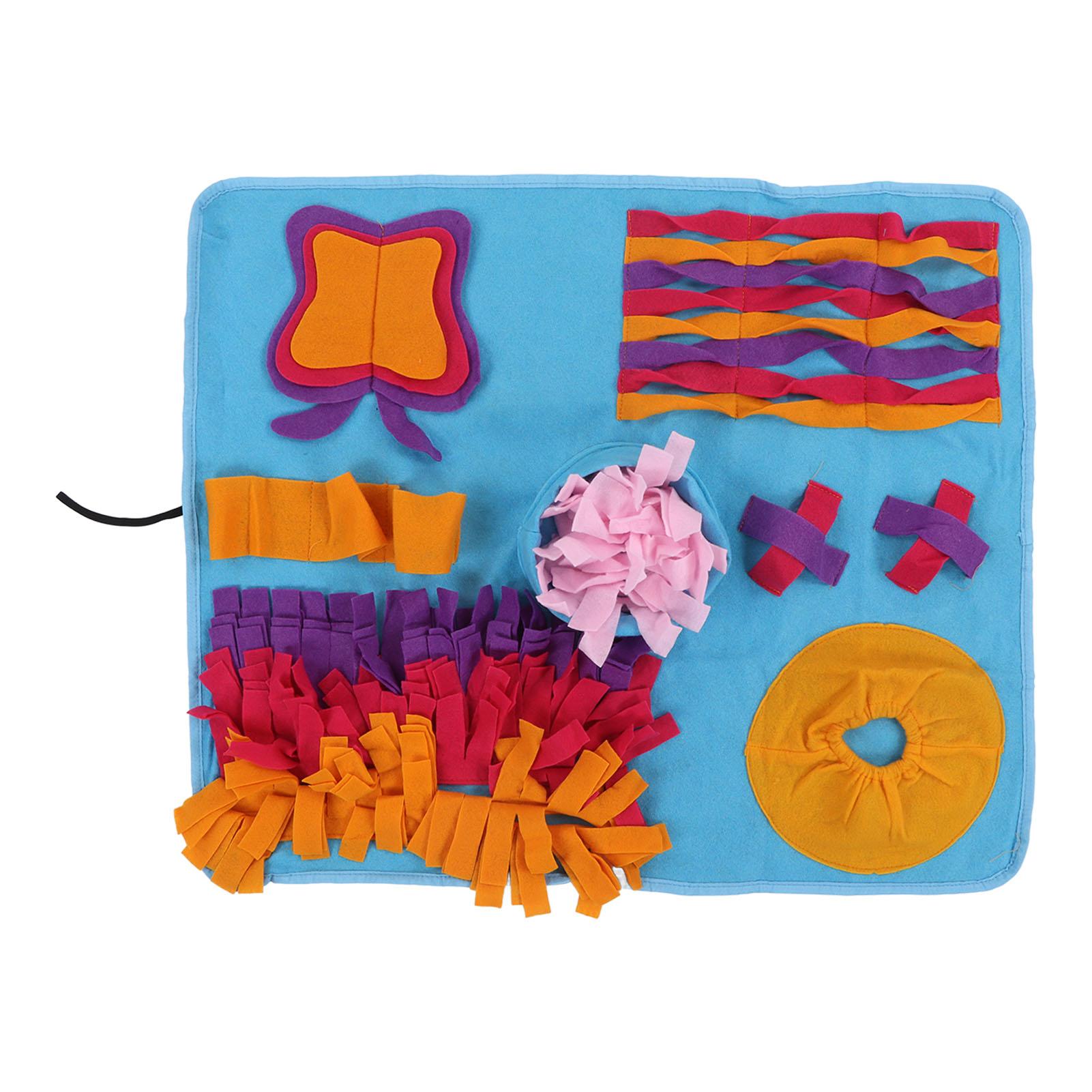 

Dogs Snuffle Pad Puzzle Portable Encourage Natural Foraging Techniques Dog Slow Feeding Mat