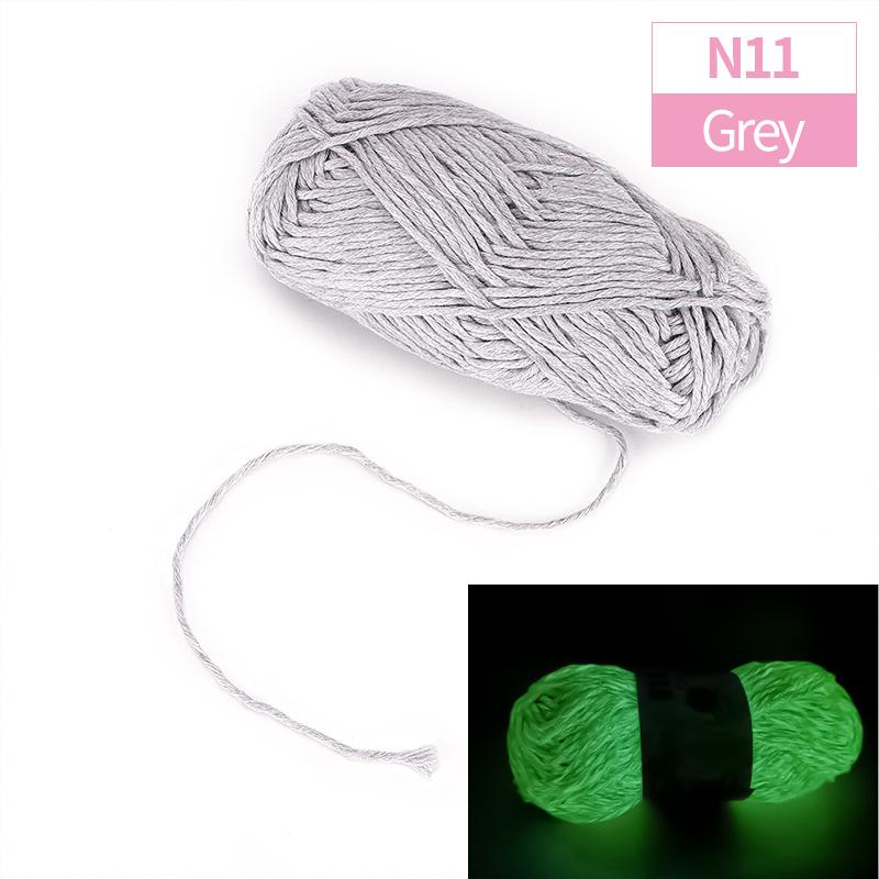 1pc Creative Functional Yarn Glow In The Dark Yarn, Polyester Luminous Chunky Weaving Yarn, DIY Handcraft Knitting Crochet Yarn