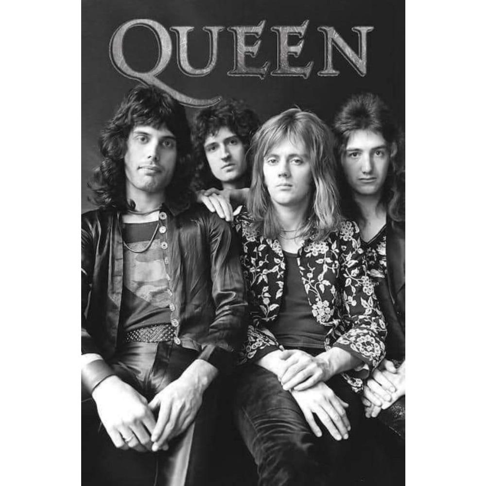 Metal Queen Band Wall Decor, Handmade 3D Tin Art for Living Room Bedroom Music Studio