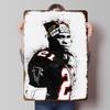 Deion Sanders Printed Poster Customized Wall Art Retro Vintage Metal Tin Signs for Home Gaming Decoration Room Bathroom Decor