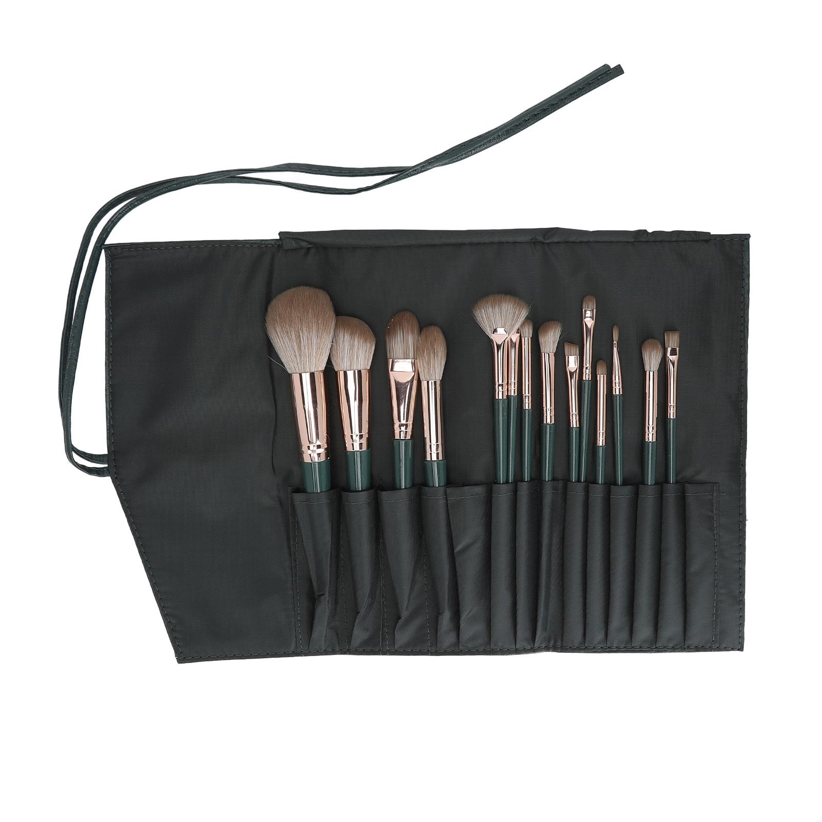 

14 Pcs Makeup Brush Set Concealers Eye Shadows Foundation Powder Brushes Set for Sensitive Skin