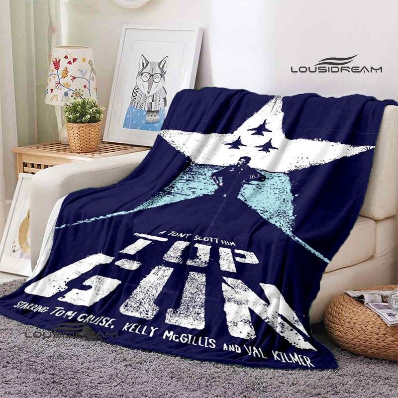 Classic Movie Top Gun Blanket Children's warm and beautiful blanket soft and comfortable blanket birthday gift