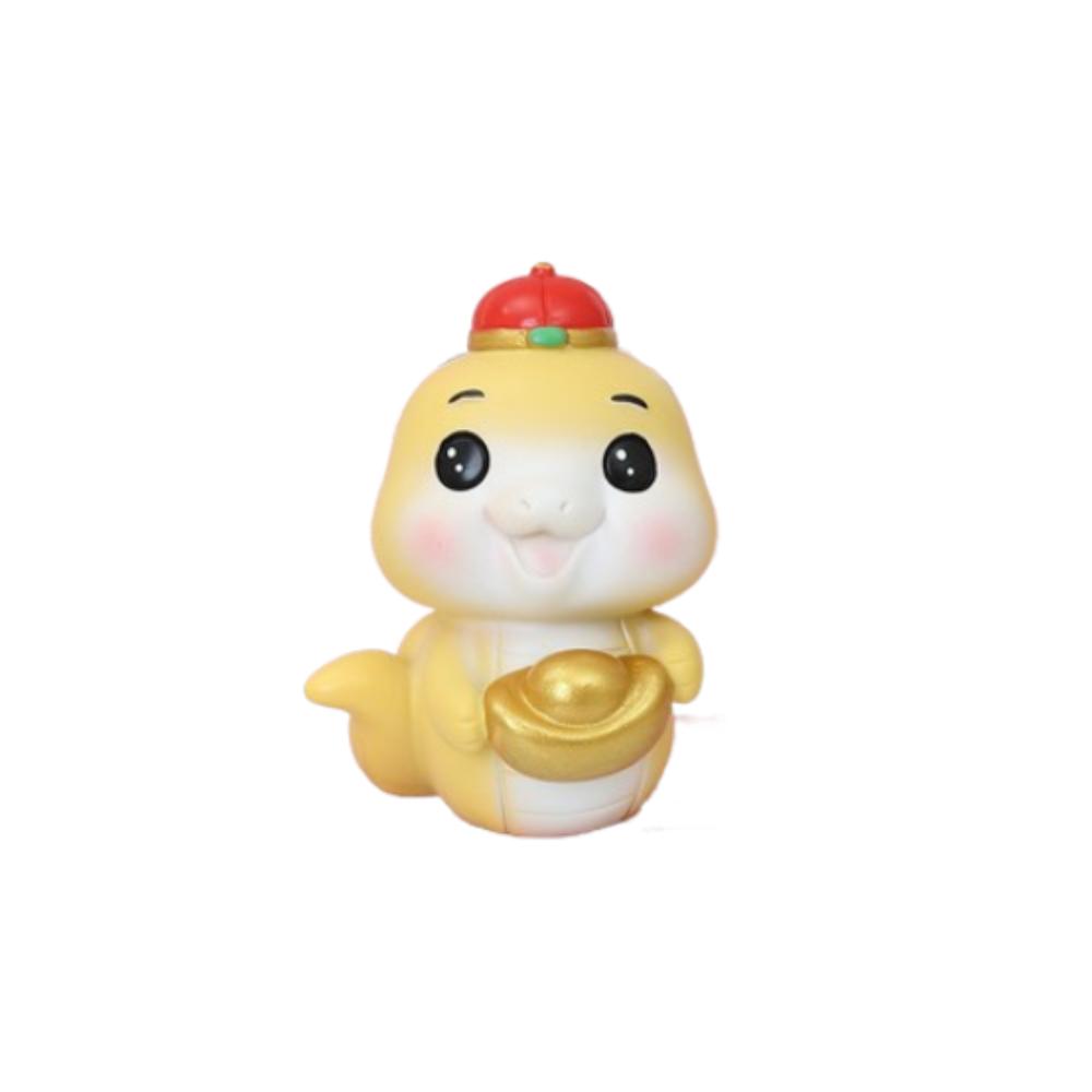 Small Zodiac Snake Figurine Traditional Snake Year Mascot  Home Office Car Accessories