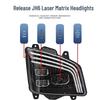 Uniform Light Jiefang JH6 LED Headlight Assembly with Laser Lens Upgrade for Dual Low Beams