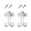 2Pcs Safety Door Lock 90/180 Degree Sliding Door Locks Privacy Door Bolt Lock for Outdoor, Garage, Window