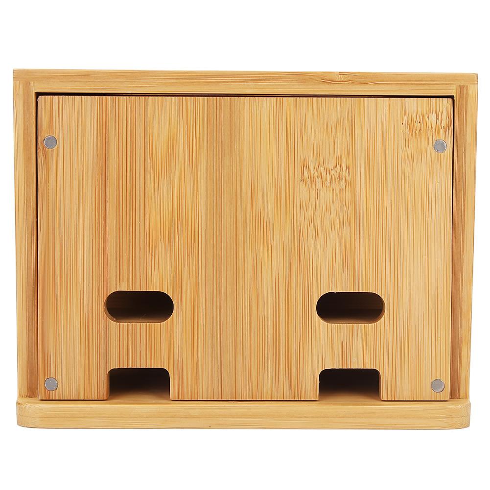Multi Device Stand, Decoration Bamboo Multi Device Holder for Home Tablet   Smartphone
