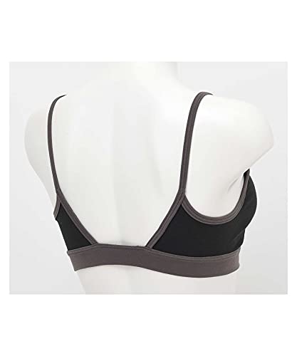 Unnanacool Baumwoll-Bär Jersey Color Blocking Bügelloser BH