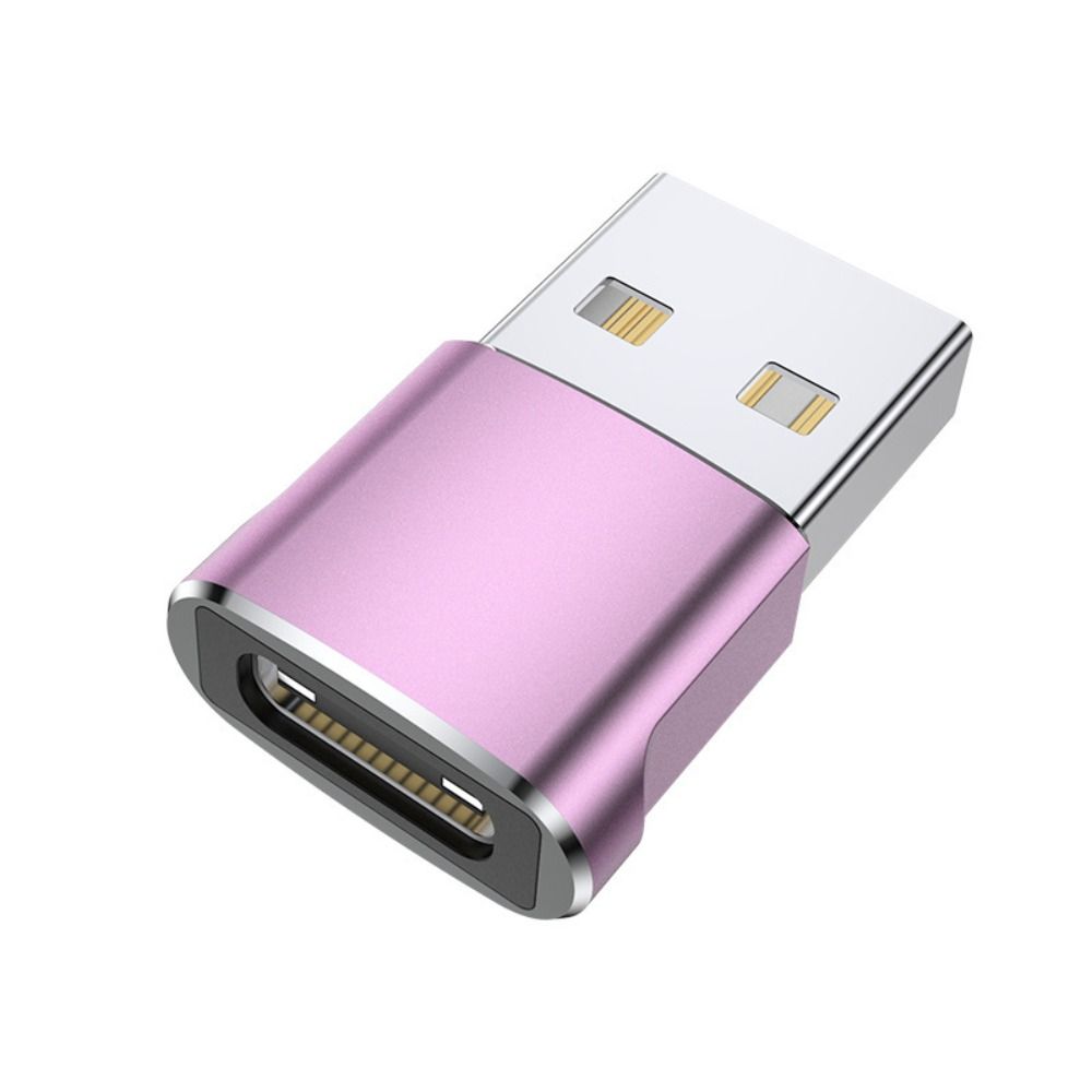 Black Type C to USB Adapter USB 2.0 USB Type C Adapter USB-C Male OTG Converter for Type-C Port