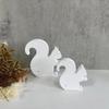 3D DIY Cute Squirrel Silicone Candle Mold Animal Squirrel Soy Wax Silicone Mould Animals Gypsum Resin Mould Home Decor